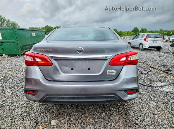 3N1AB7AP5HY403690 2017 NISSAN SENTRA Gray Widok z tyłu