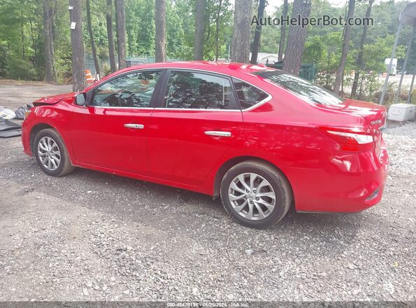 3N1AB7AP5JL642353 2018 NISSAN SENTRA Red Rear left