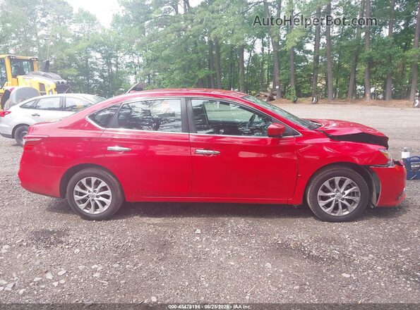3N1AB7AP5JL642353 2018 NISSAN SENTRA Red Rear interior view