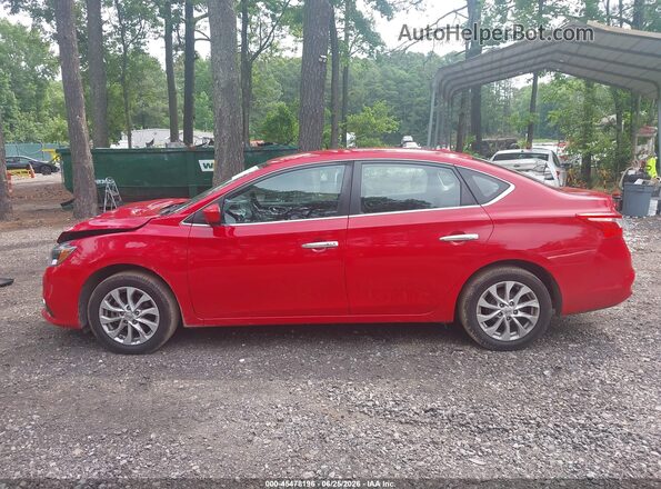 3N1AB7AP5JL642353 2018 NISSAN SENTRA Red 360 interior view