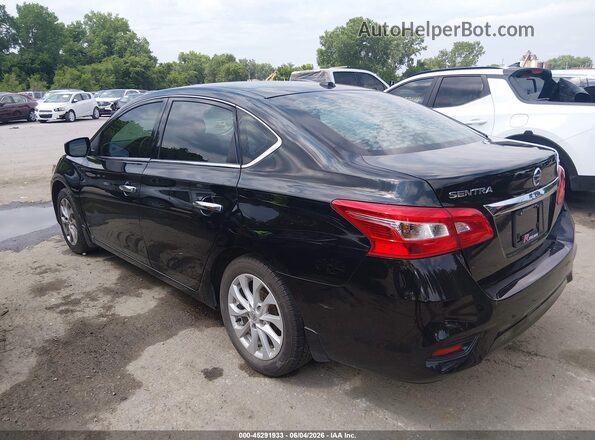 3N1AB7AP5JL652283 2018 NISSAN SENTRA Black Trasero izquierdo