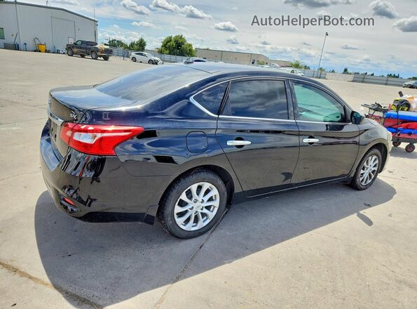 3N1AB7AP5JL653062 2018 NISSAN SENTRA Black Trasero derecho