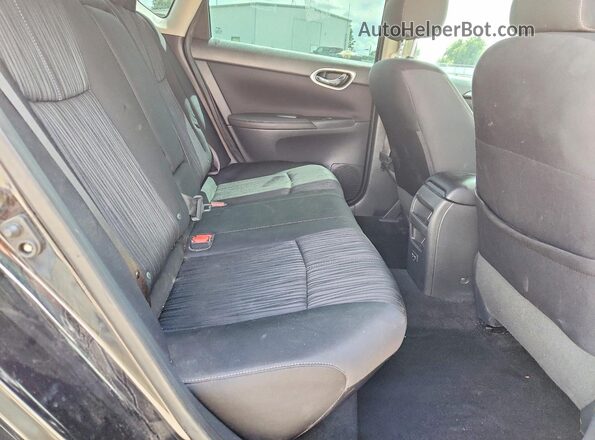 3N1AB7AP5JL653062 2018 NISSAN SENTRA Black Vista de los asientos traseros