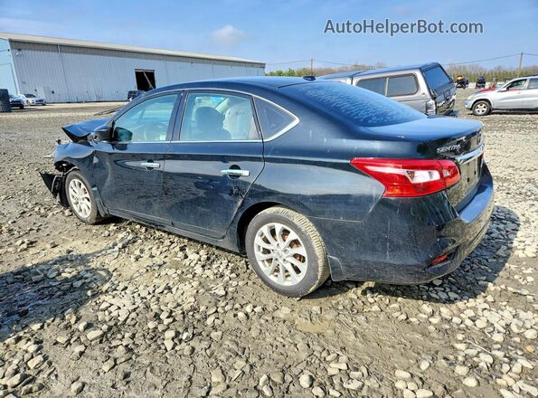 3N1AB7AP5JL653269 2018 NISSAN SENTRA Black Trasero izquierdo