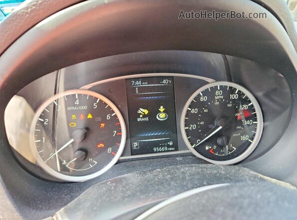 3N1AB7AP5JL653269 2018 NISSAN SENTRA Black Vista del cuadro de instrumentos
