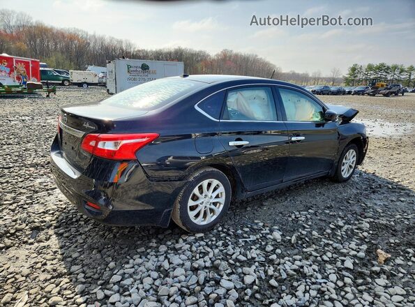 3N1AB7AP5JL653269 2018 NISSAN SENTRA Black Trasero derecho
