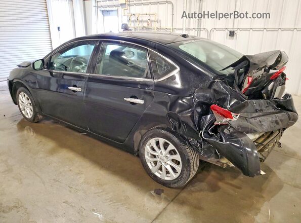 3N1AB7AP5JL657743 2018 NISSAN SENTRA Black უკანა მარცხენა