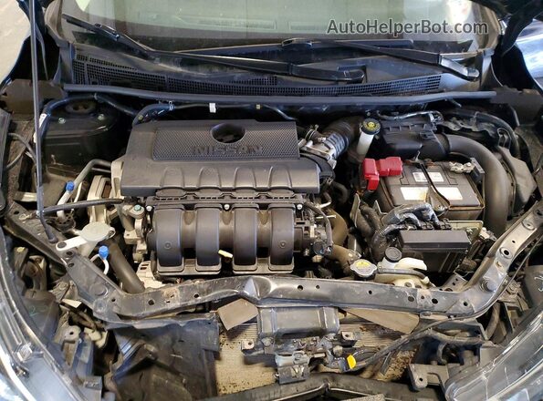 3N1AB7AP5JL657743 2018 NISSAN SENTRA Black უკანა სალონის ხედი