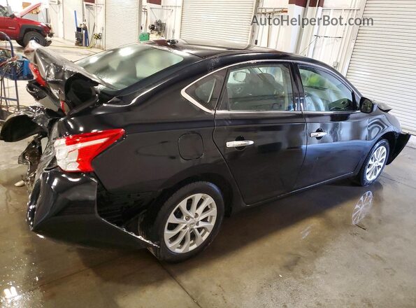 3N1AB7AP5JL657743 2018 NISSAN SENTRA Black უკანა მარჯვენა