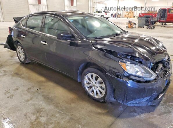 3N1AB7AP5JL657743 2018 NISSAN SENTRA Black წინა მარჯვენა