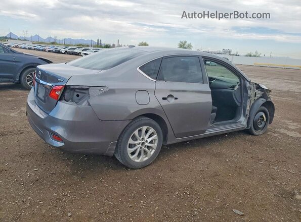 3N1AB7AP5JY217251 2018 NISSAN SENTRA Gray Trasero derecho