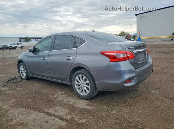 3N1AB7AP5JY217251 2018 NISSAN SENTRA Gray Trasero izquierdo