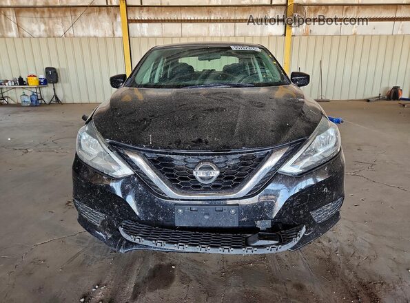 3N1AB7AP5JY227729 2018 NISSAN SENTRA Black Դիմացի տեսք