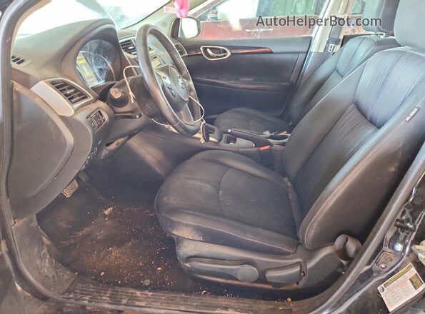 3N1AB7AP5JY227729 2018 NISSAN SENTRA Black Սալոնի դիմացի տեսք