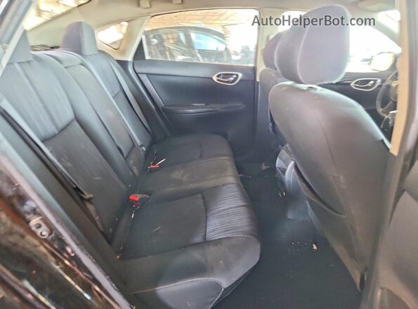 3N1AB7AP5JY227729 2018 NISSAN SENTRA Black Հետևի նստատեղերի տեսք