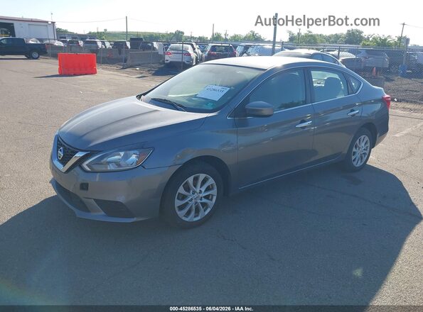 3N1AB7AP5JY285758 2018 NISSAN SENTRA Gray 