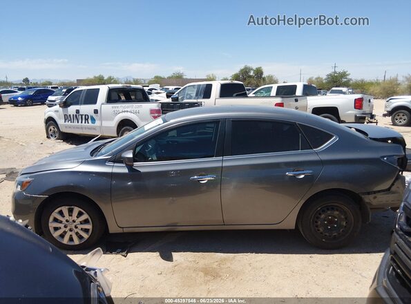 3N1AB7AP5JY294542 2018 NISSAN SENTRA Gray სალონის 360-გრადუსიანი ხედი
