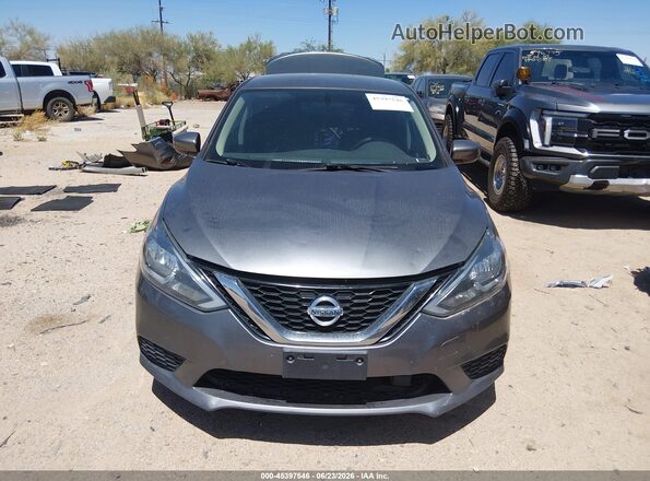 3N1AB7AP5JY294542 2018 NISSAN SENTRA Gray ხელსაწყოთა პანელის ხედი