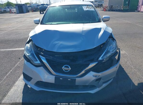 3N1AB7AP5JY297490 2018 NISSAN SENTRA Silver Front view