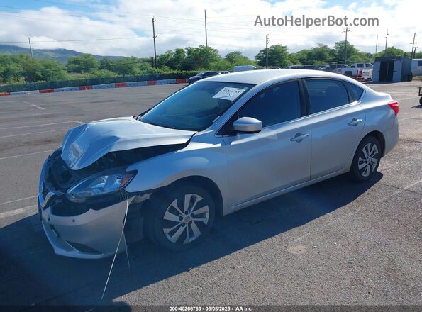 3N1AB7AP5JY297490 2018 NISSAN SENTRA Silver Front left