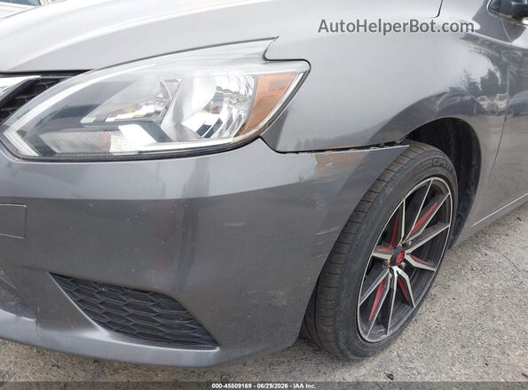 3N1AB7AP5JY308794 2018 NISSAN SENTRA Gray Widok z przodu