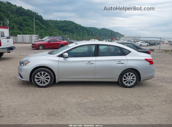 3N1AB7AP5KL603151 2019 NISSAN SENTRA Серебряный 