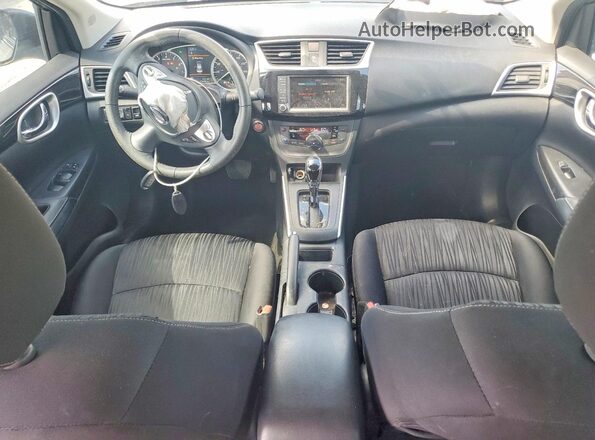 3N1AB7AP5KL605899 2019 NISSAN SENTRA Серый Вид панели приборов