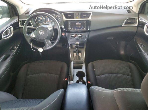 3N1AB7AP5KL609354 2019 NISSAN SENTRA Black Widok deski rozdzielczej