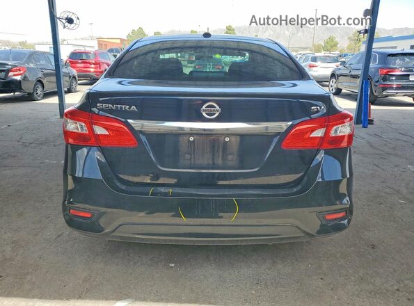 3N1AB7AP5KL609354 2019 NISSAN SENTRA Black Widok z tyłu