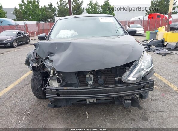 3N1AB7AP5KL628602 2019 NISSAN SENTRA Черный Вид спереди