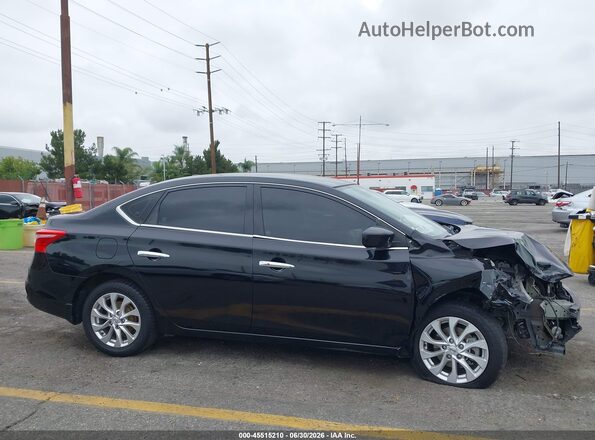 3N1AB7AP5KL628602 2019 NISSAN SENTRA Черный Панорамный вид салона 360°