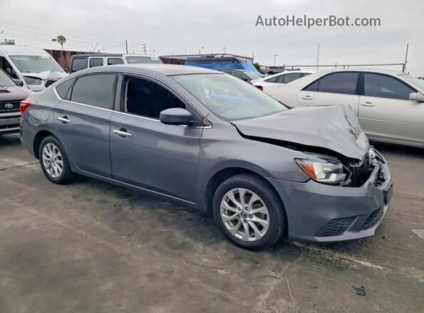 3N1AB7AP5KL629264 2019 NISSAN SENTRA Gray 
