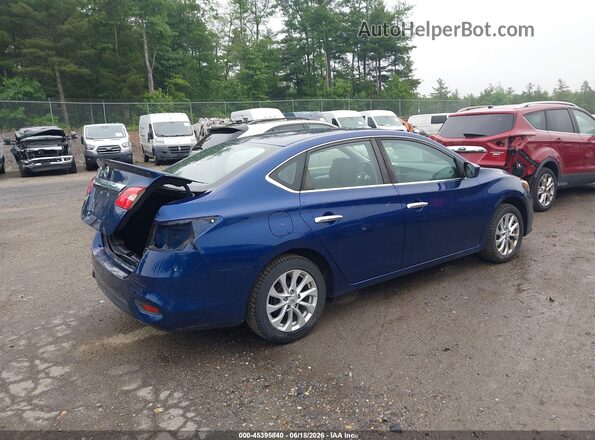 3N1AB7AP5KY208941 2019 NISSAN SENTRA Синий Задняя правая четверть