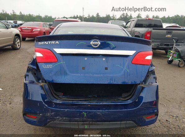 3N1AB7AP5KY208941 2019 NISSAN SENTRA Синий Вид спереди