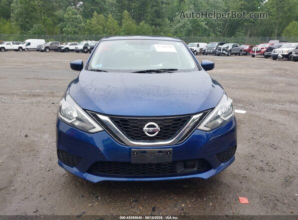 3N1AB7AP5KY208941 2019 NISSAN SENTRA Синий Вид задней части салона