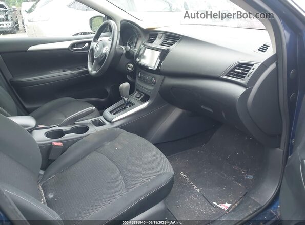 3N1AB7AP5KY208941 2019 NISSAN SENTRA Синий Вид салона спереди