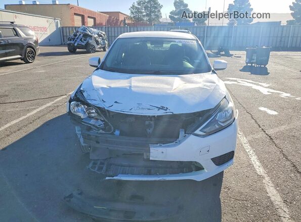 3N1AB7AP5KY235573 2019 NISSAN SENTRA Белый Вид спереди