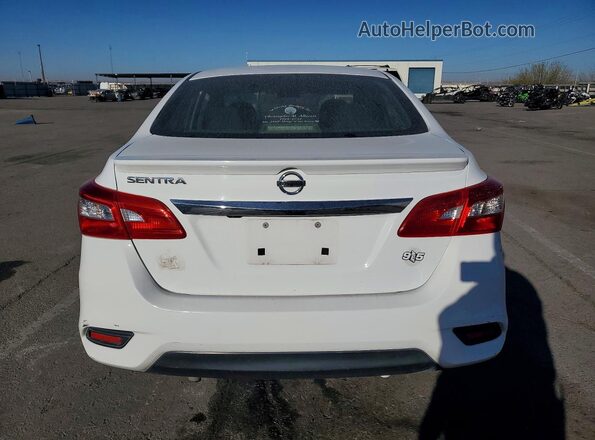 3N1AB7AP5KY235573 2019 NISSAN SENTRA Белый Вид сзади