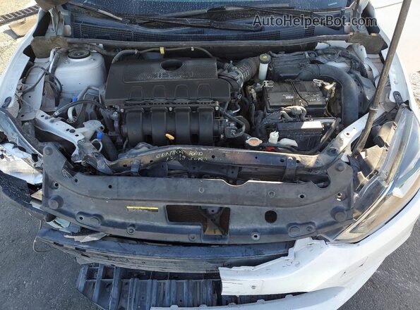 3N1AB7AP5KY235573 2019 NISSAN SENTRA Белый Вид задней части салона