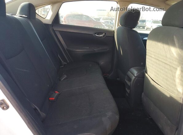 3N1AB7AP5KY235573 2019 NISSAN SENTRA Белый Вид задних сидений
