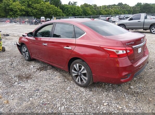 3N1AB7AP5KY239672 2019 NISSAN SENTRA Red უკანა მარცხენა