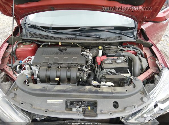 3N1AB7AP5KY239672 2019 NISSAN SENTRA Red უკანა ხედი