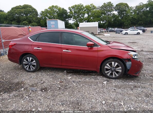 3N1AB7AP5KY239672 2019 NISSAN SENTRA Red სალონის 360-გრადუსიანი ხედი