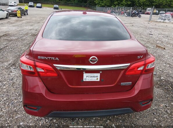 3N1AB7AP5KY239672 2019 NISSAN SENTRA Red 