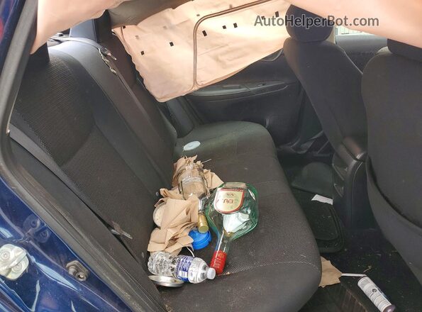3N1AB7AP5KY241423 2019 NISSAN SENTRA Blue Widok tylnych siedzeń