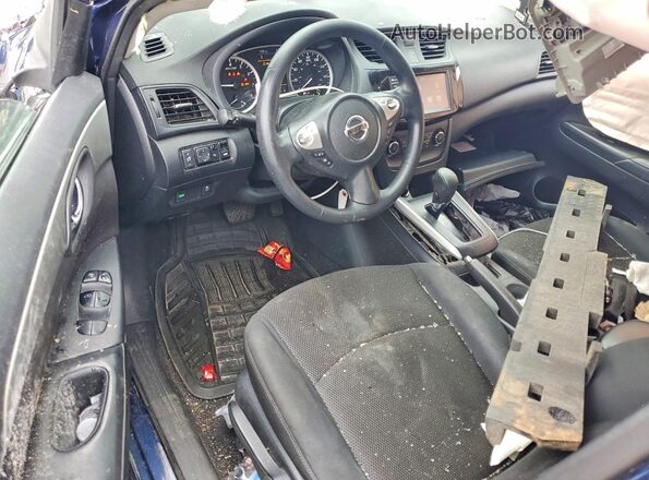 3N1AB7AP5KY241423 2019 NISSAN SENTRA Blue Widok deski rozdzielczej