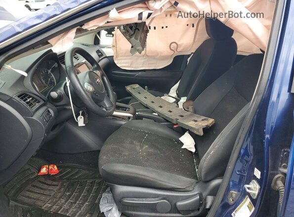 3N1AB7AP5KY241423 2019 NISSAN SENTRA Blue Widok wnętrza z przodu