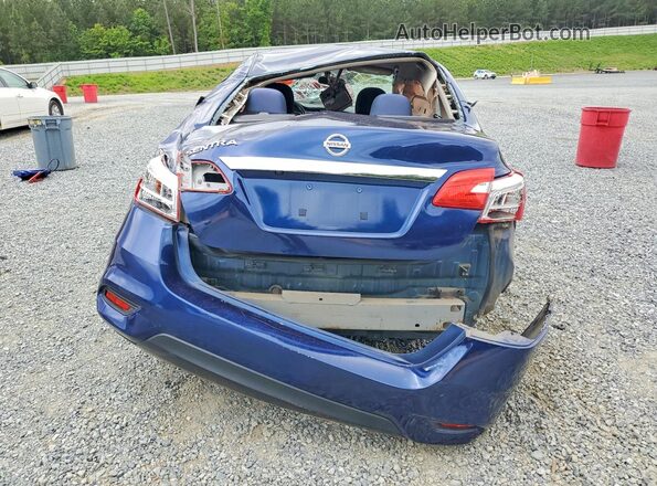 3N1AB7AP5KY241423 2019 NISSAN SENTRA Blue Widok z tyłu