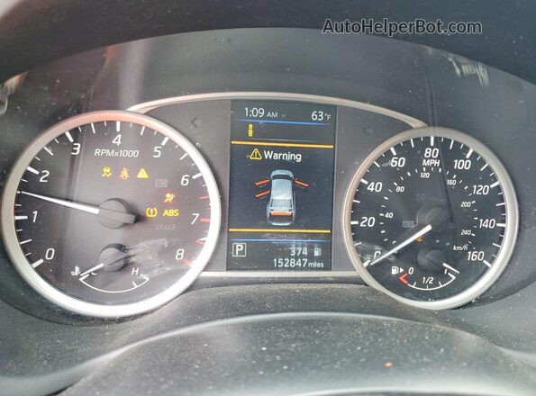 3N1AB7AP5KY241423 2019 NISSAN SENTRA Blue Widok zestawu wskaźników