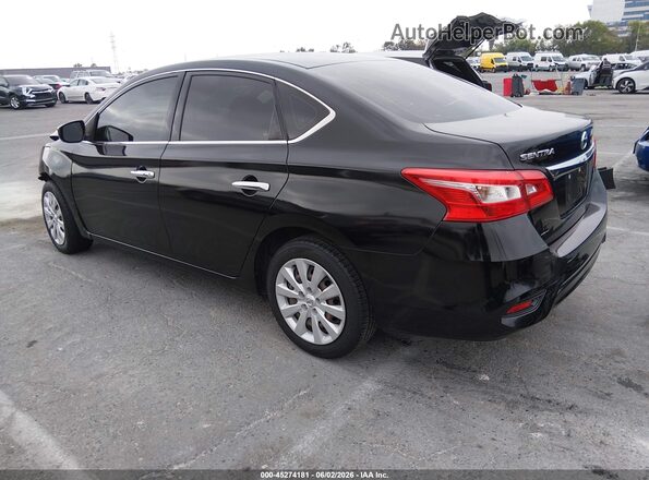 3N1AB7AP5KY247755 2019 NISSAN SENTRA Black Հետևի ձախ